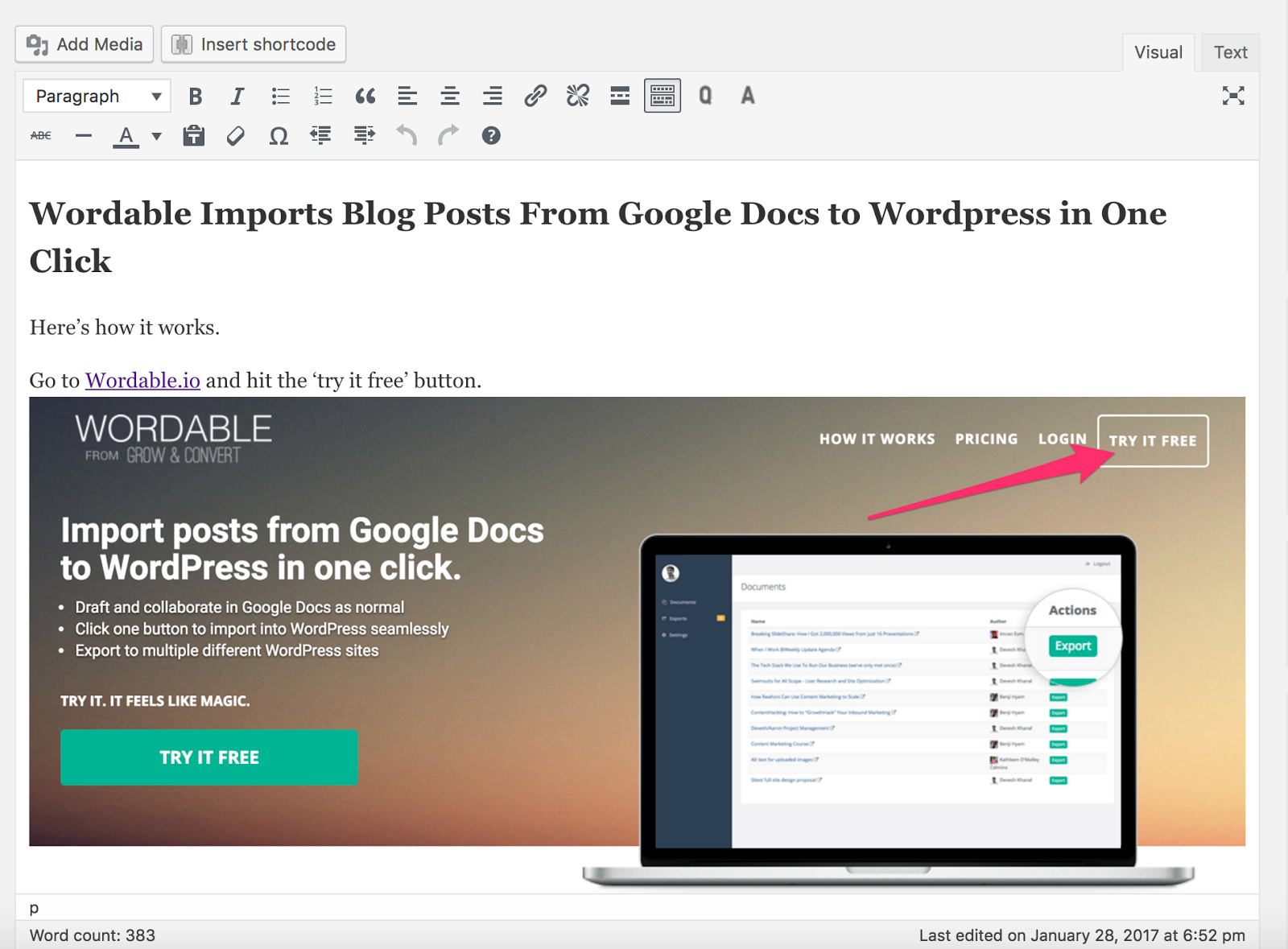 Use Google Docs and Wordpress for Blogging? This Tool Will Save You.1600 x 1179
